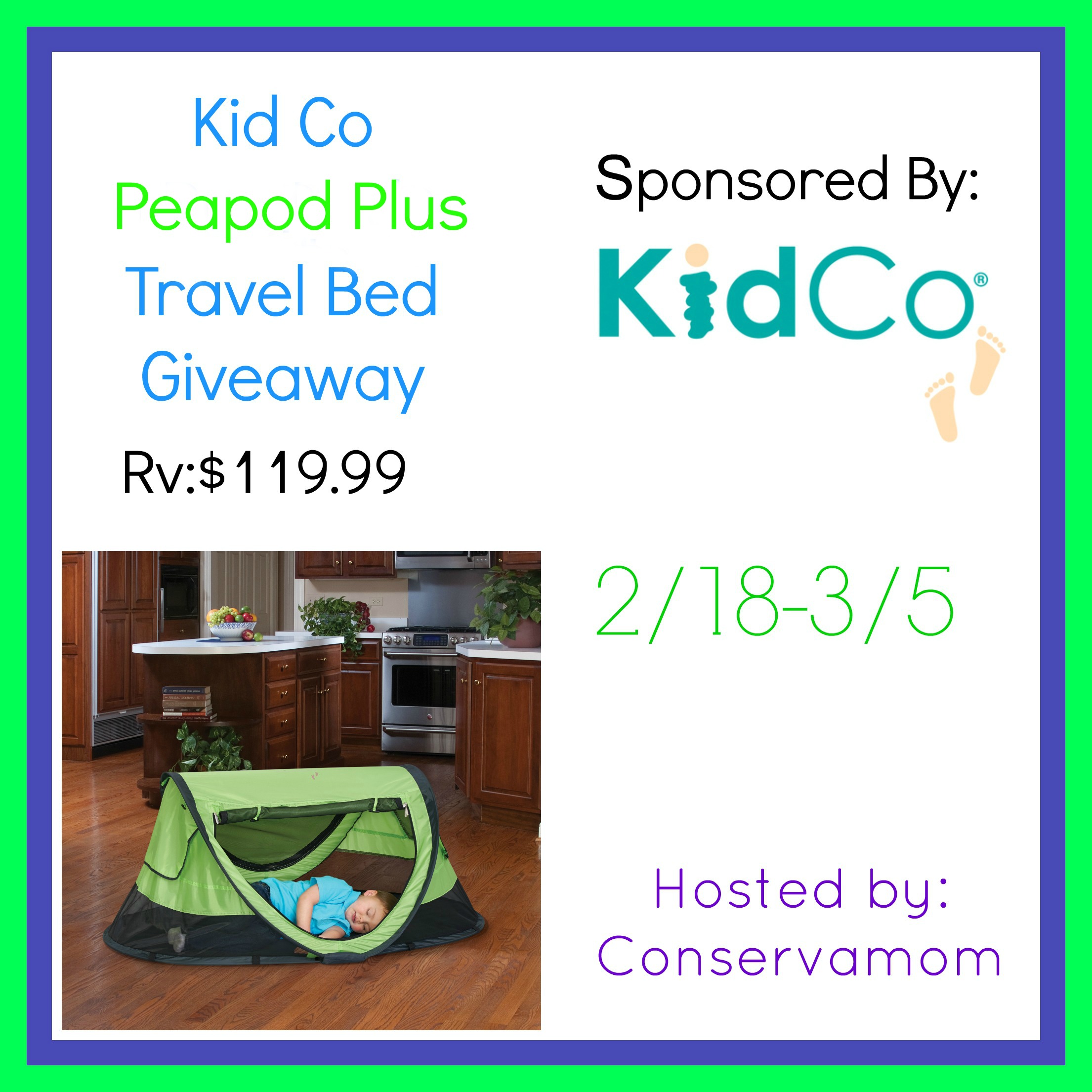 Kid Co Peapod Travel Bed Giveaway
