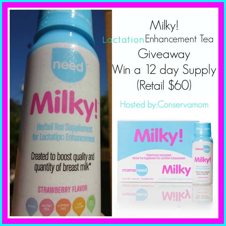 Milky! Lactation Enhancement Tea Review & Giveaway ends 3/20 ConservaMom