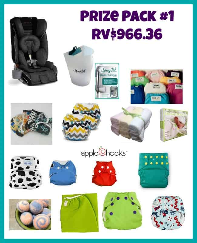 Win 1 of 3 cloth diapering and baby gear prize packages worth over $2000! (US, 6/21)