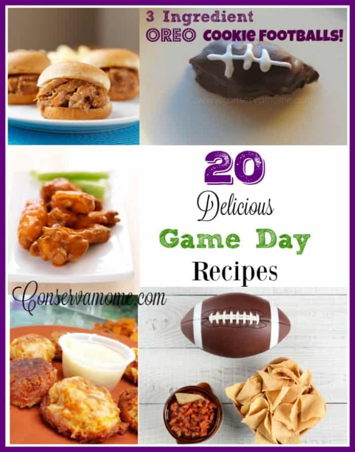 20 Delicious Game Day Recipes ConservaMom