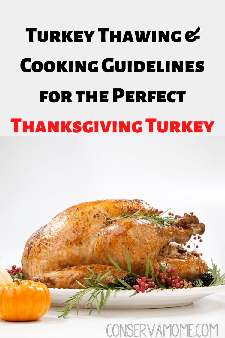 Turkey Thawing Cooking Guidelines for the perfect Thanksgiving Turkey