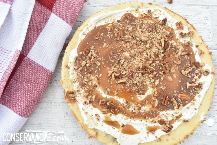 Caramel Pecan Apple Pie Cheesecake