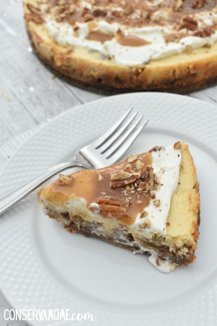 Caramel Pecan Apple Pie Cheesecake recipe