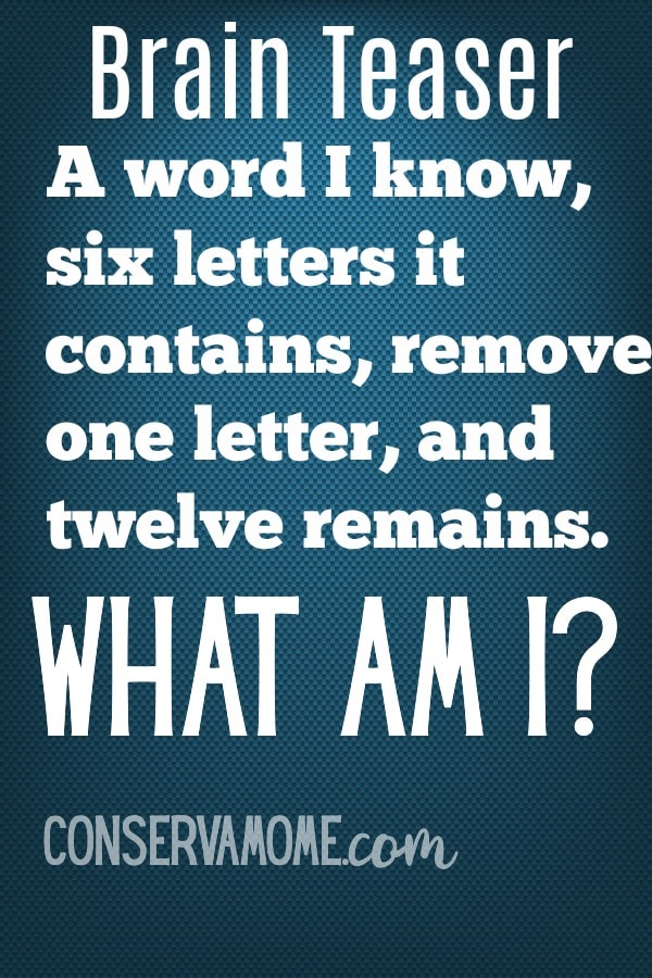 Brain Teaser- Riddle of the day