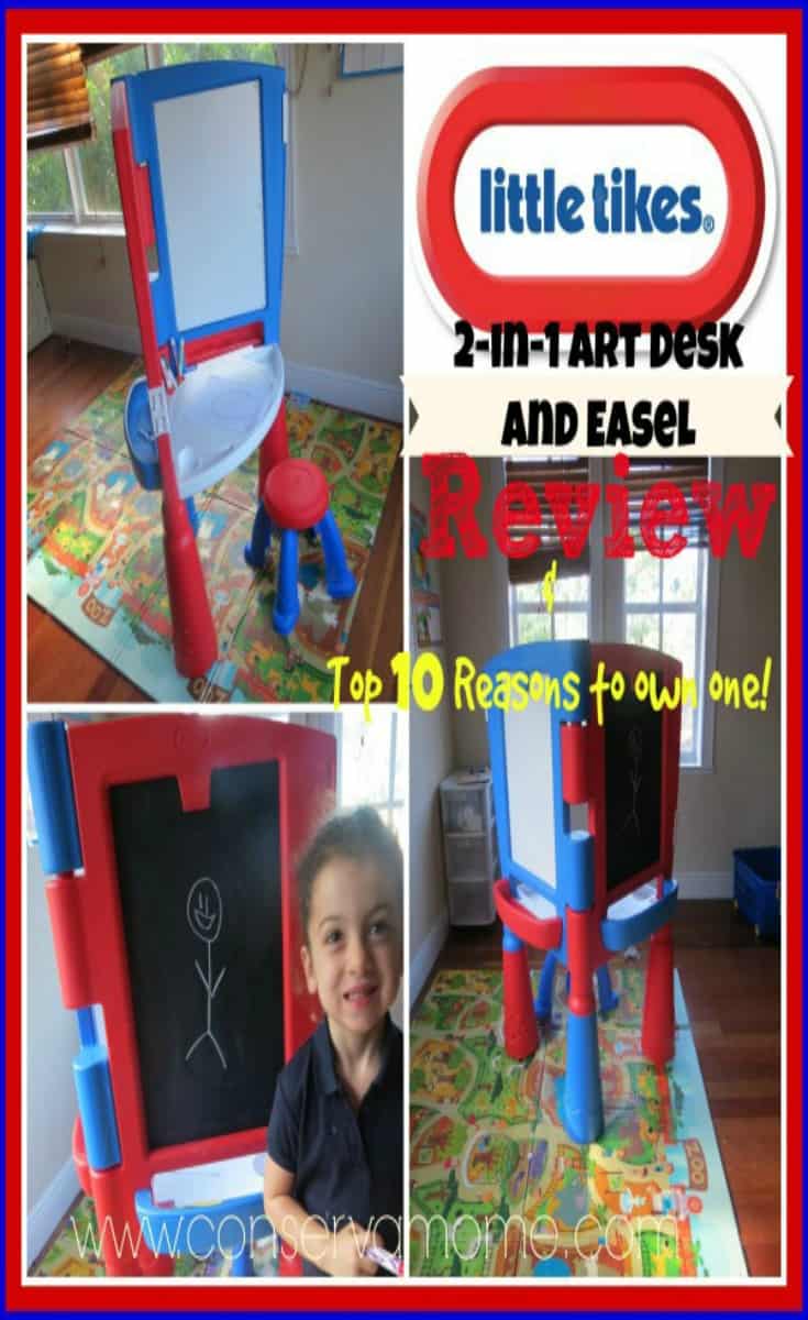 Conservamom Top 10 Reasons To Own A Little Tikes 2 In 1 Art Desk