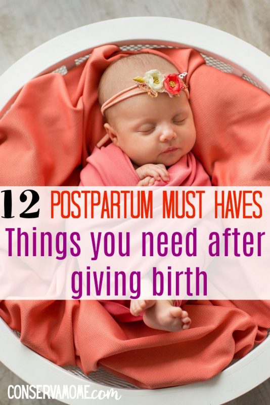 12 Postpartum must haves Things you need after giving birth