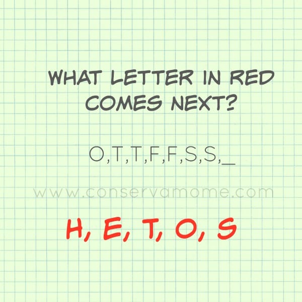 What letter comes next