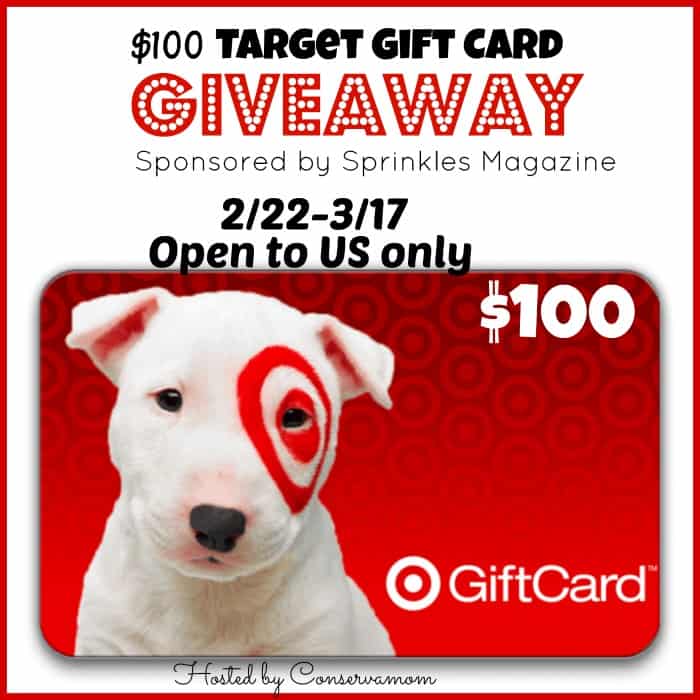 100 Target Gift Card giveaway