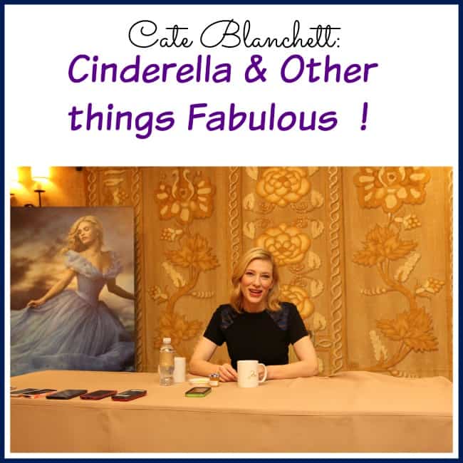 WATCH: Cate Blanchett talks Blue Jasmine and Cinderella