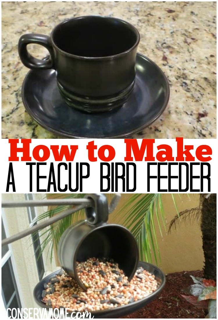 How to make a Teacup bird feeder