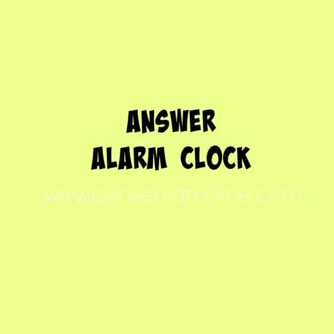 Riddle of the Day ConservaMom