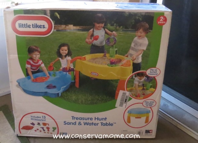 little tikes treasure hunt sand and water table