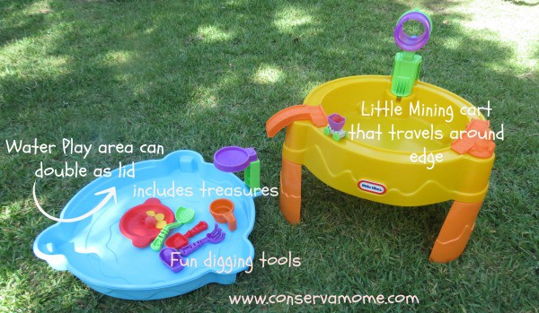 little tikes treasure hunt sand and water table