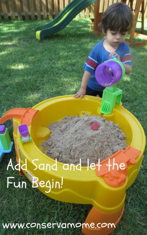 little tikes treasure hunt sand and water table