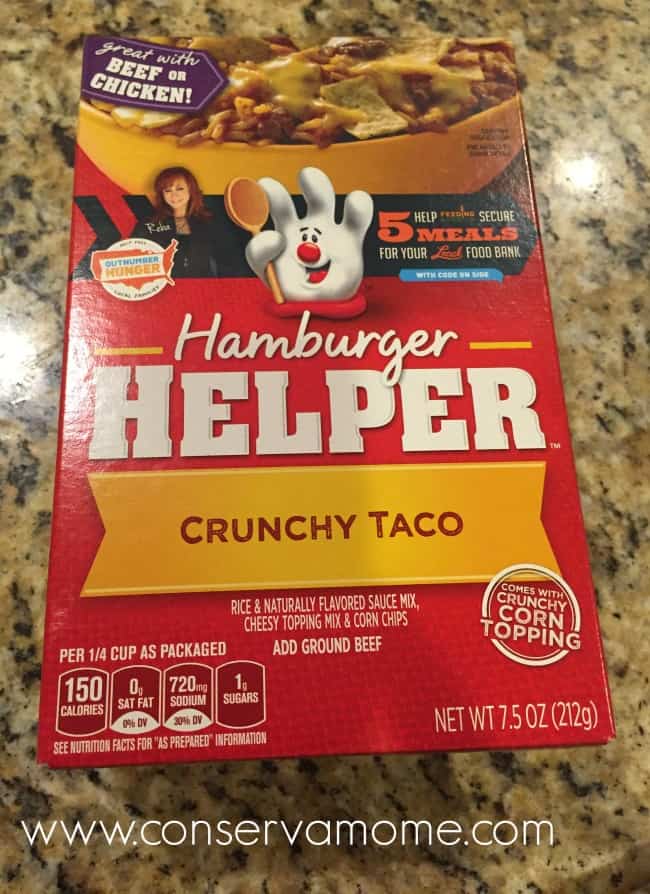 Hamburger Helper® Taco Bowl Recipe ConservaMom