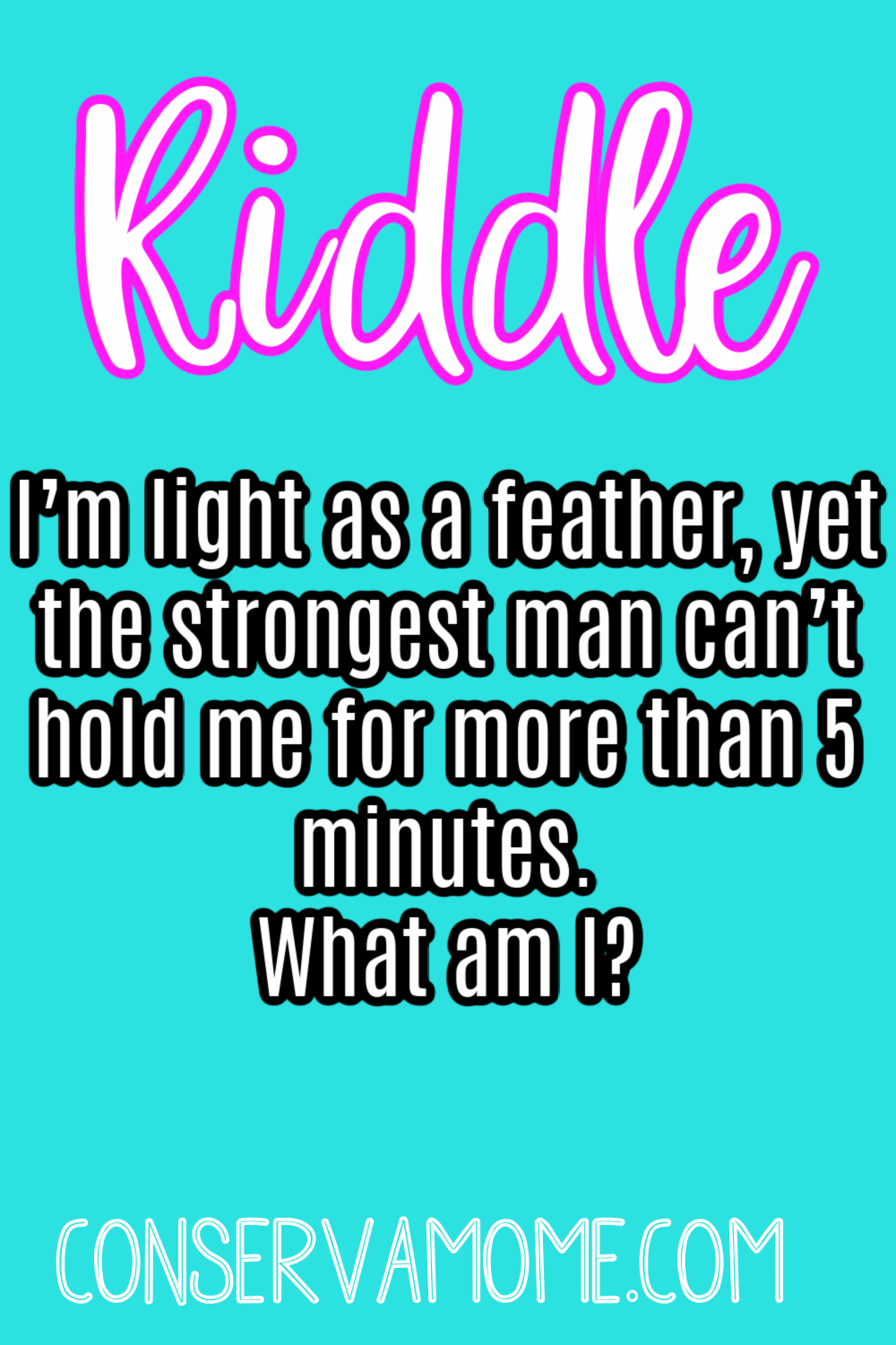 Riddle time!