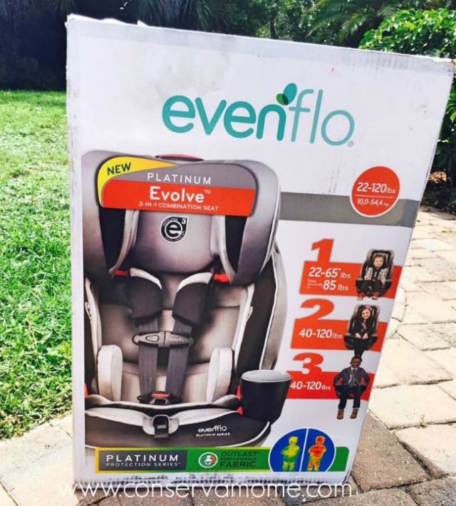 Evenflo Platinum Evolve 3 in 1 Combination Seat ConservaMom