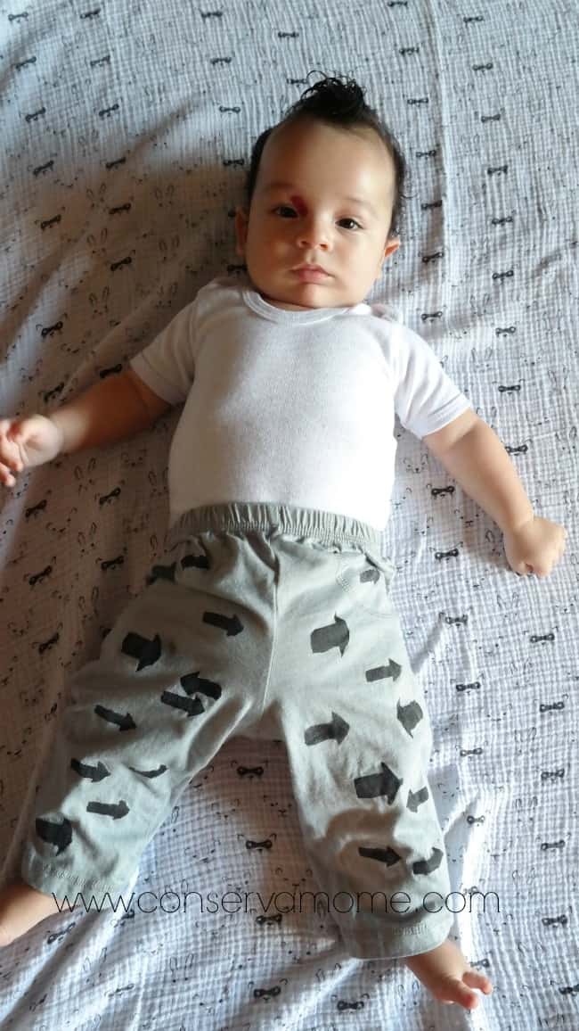 Hand Painted Baby Pants Tutorial DIY 