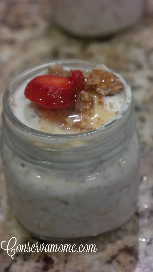 Easy Overnight Refrigerator Oatmeal