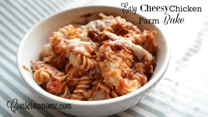 Easy Cheesy Chicken Parm Bake Conservamom