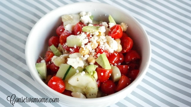 Tomato Cucumber Avocado Salad