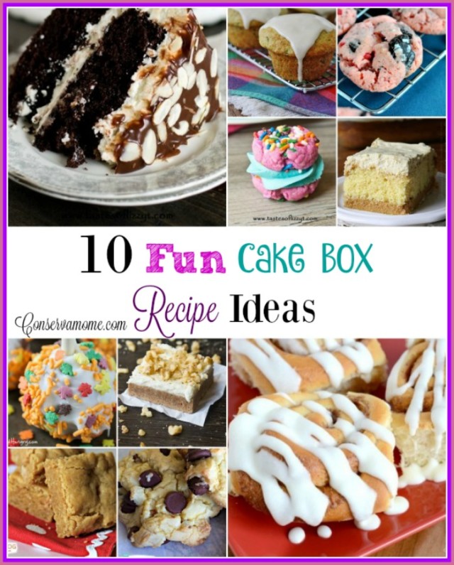 10 Fun Cake Box Recipe Ideas ConservaMom
