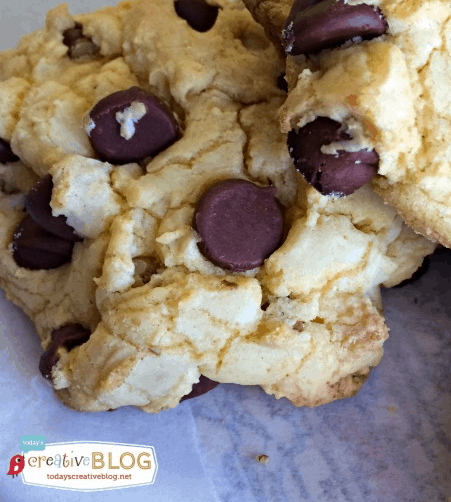 Cake Mix Chocolate Chip Cookies