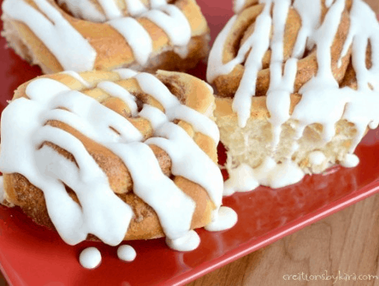 Cake Mix Cinnamon Rolls