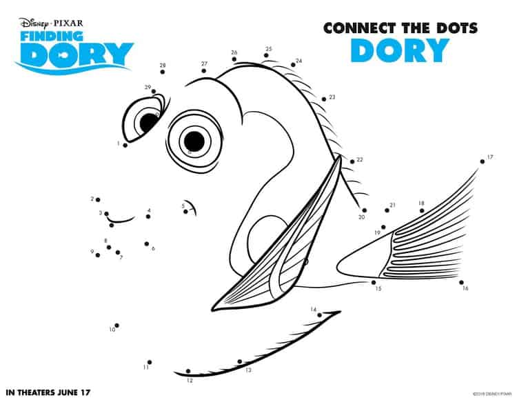 finding dory free printables