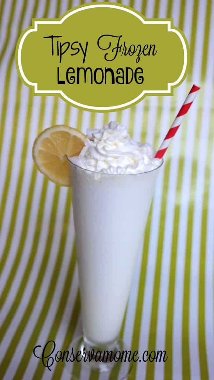 Are you looking for a delicious Adult Lemonade? Than look no further than this delicious Tipsy Frozen Lemonade! Perfect for a fun summer afternoon! 