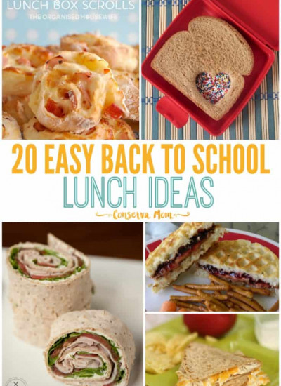 Back to school lunch ideas