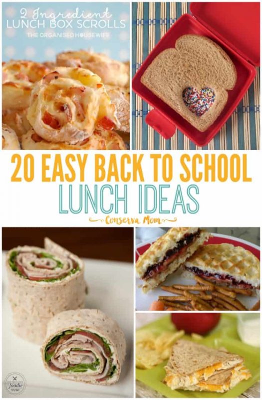 Back to school lunch ideas