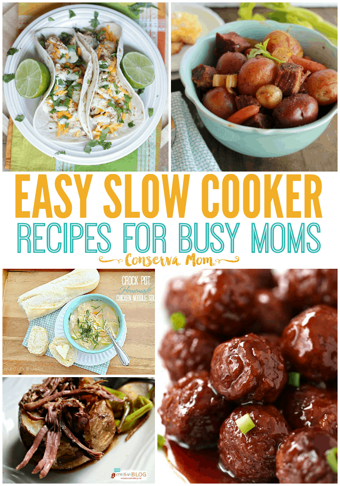 Easy Slow Cooker Recipes for Busy Moms