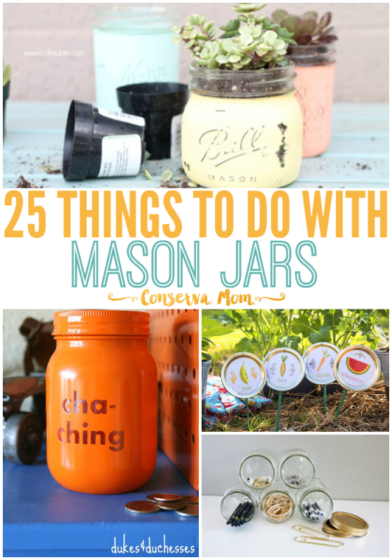25 Things to Do With Mason Jars Mason Jar Decor Ideas