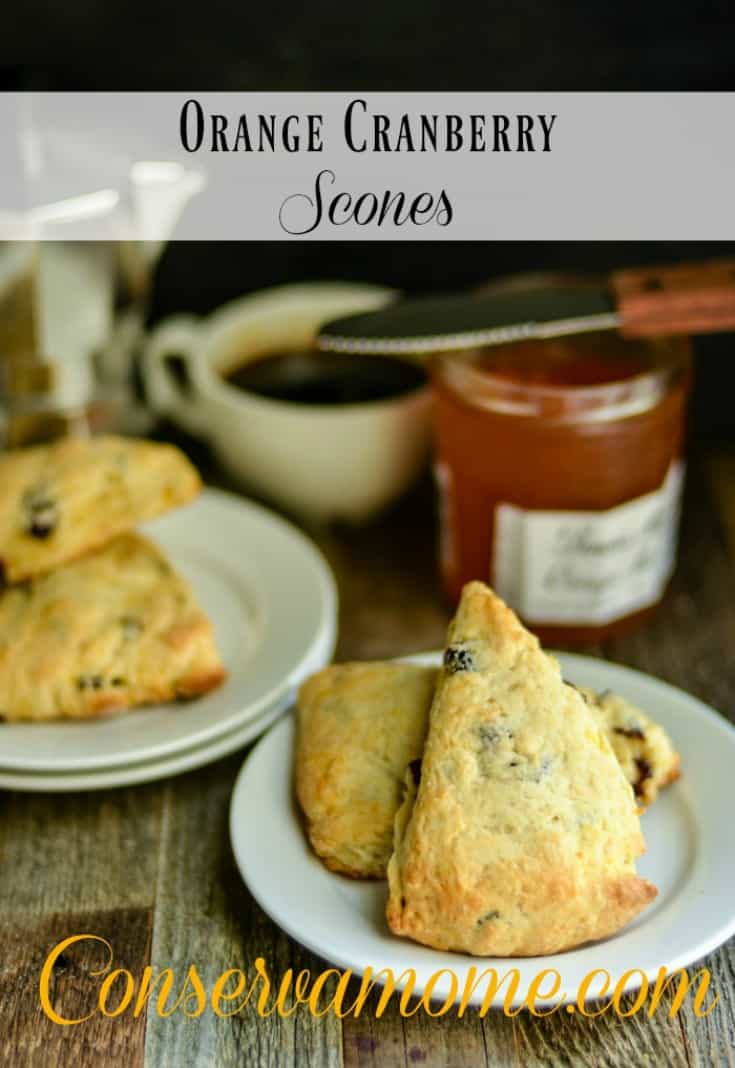 Orange Cranberry scones