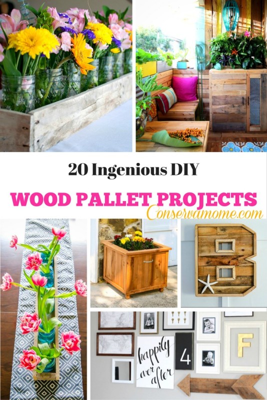 20 Ingenious DIY Wood Pallet Projects - ConservaMom