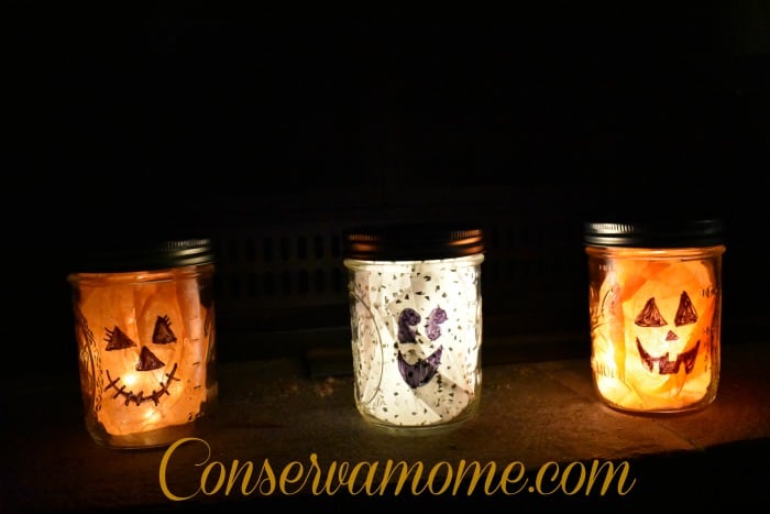 Easy Fall Lantern Tutorial - ConservaMom