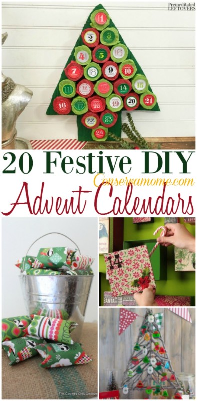 20 Festive DIY Advent Calendars