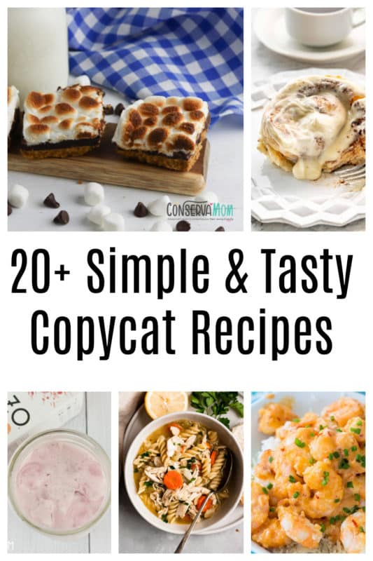 20+ Simple & Tasty Copycat Recipes