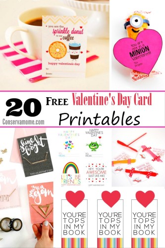 20 Free Valentine's Day Printables - ConservaMom