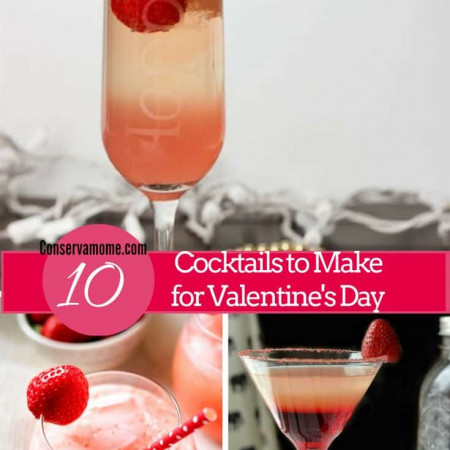 cocktails to make for Valentine's day