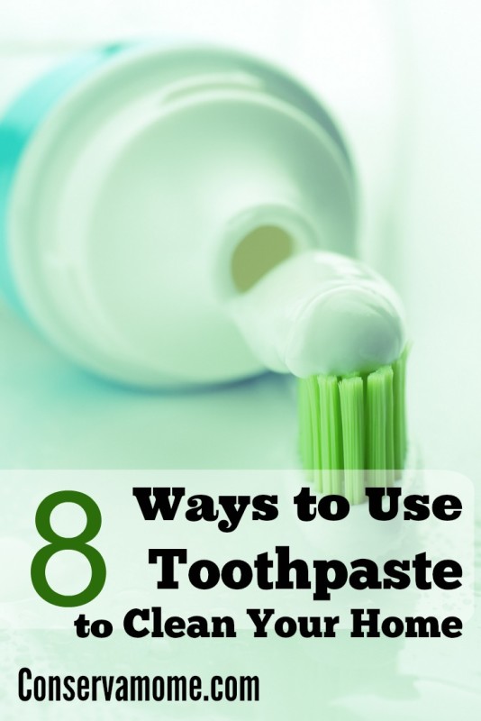 8 Ways to Use Toothpaste to Clean Your Home - ConservaMom