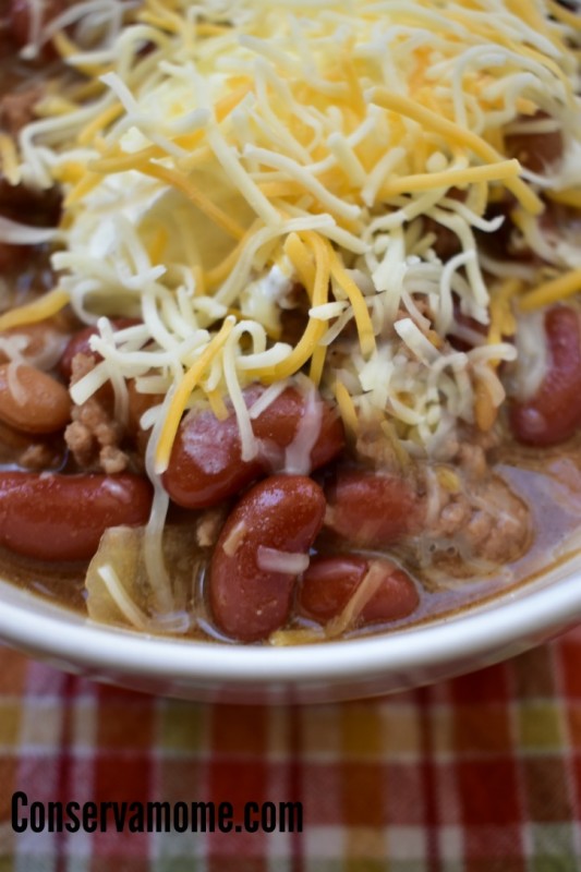 Slow Cooker 3 Bean Chili Recipe ConservaMom