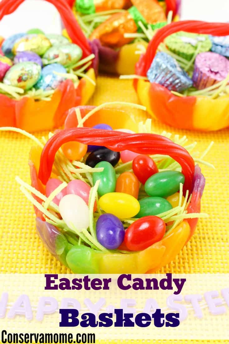 Edible Easter Candy Baskets - A fun way to give a little Easter cheer