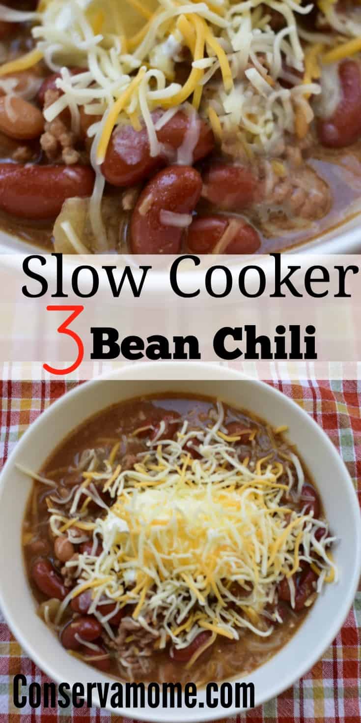 slow cooker 3 bean chili