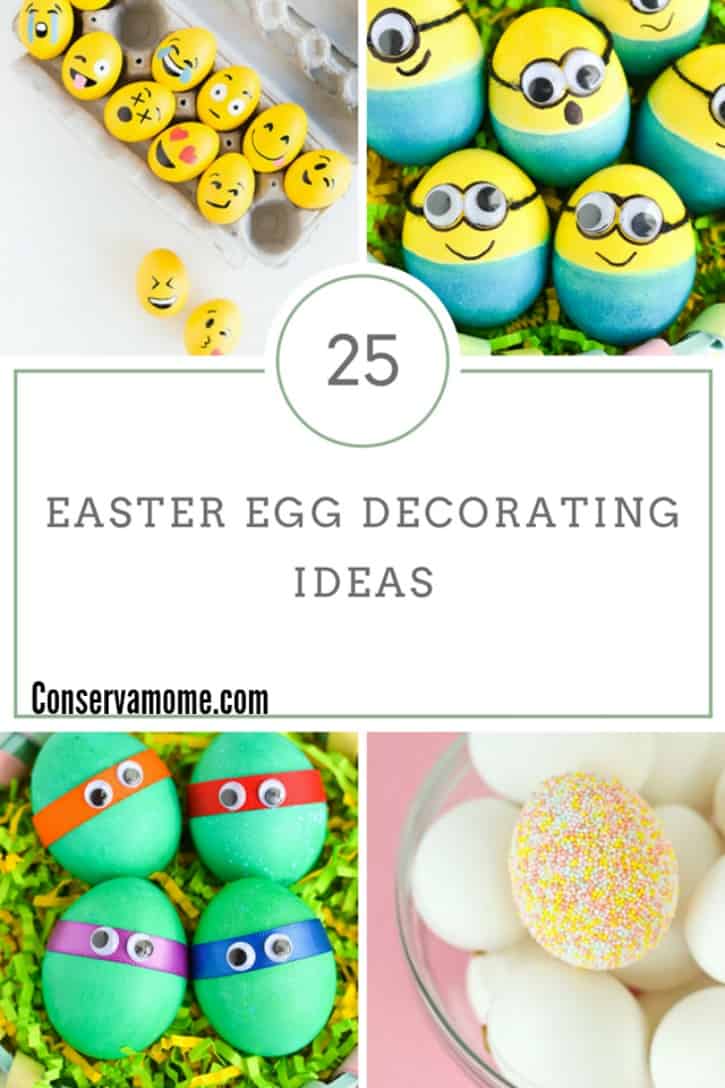 25 Easter Egg Decorating Ideas - ConservaMom