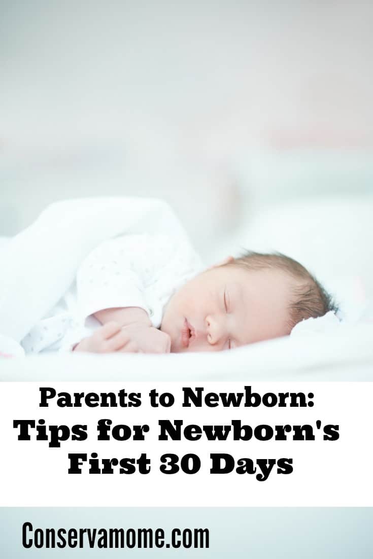 tips or newborn's first 30 days