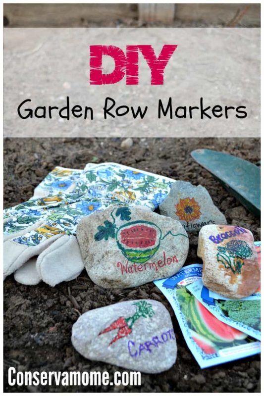 This DIY Garden Row Markers project is a fun way to add a little color to your garden and keep all of your veggies and fruit organized for the upcoming planting season.