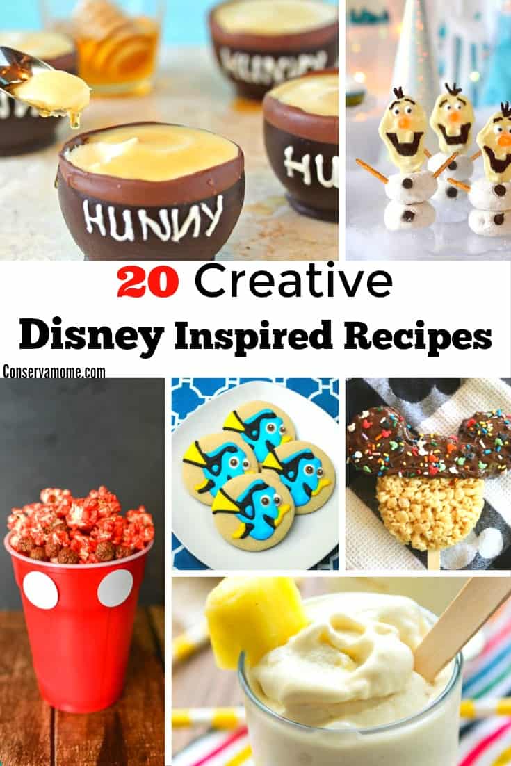 ConservaMom - 20 Creative Disney Inspired Recipes ...