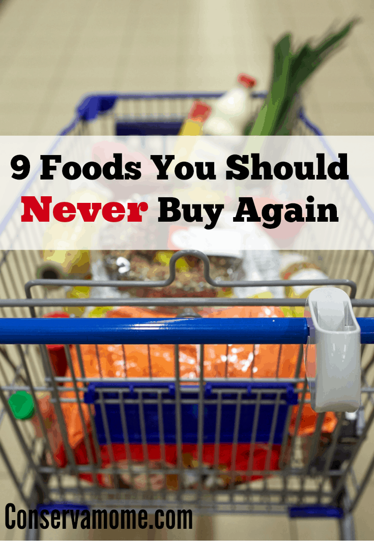 Foods You Should Never Buy Again